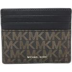 Michael Kors Men's Cooper Tall Card Case Wallet (Brown/Black)