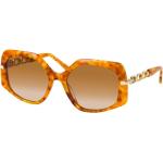 Braune Michael Kors Runde Sonnenbrillen mit Sehstärke aus Kunststoff für Damen 