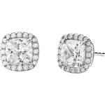 Michael Kors Ohrringe - Brilliance Sterling Silver Cushion Cut Earring - Gr. unisize - in Silber - für Damen