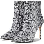 Schwarze Michael Kors Spitze High Heel Stiefeletten & High Heel Boots mit Reißverschluss aus Textil für Damen Größe 38 