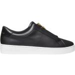 Schwarze Michael Kors Slip-on Sneaker ohne Verschluss aus Leder leicht für Damen Größe 39,5 