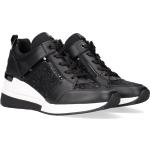 Reduzierte Schwarze Michael Kors Georgie High Top Sneaker & Sneaker Boots aus Canvas für Damen mit Absatzhöhe 5cm bis 7cm 