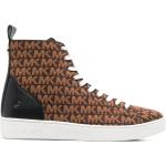 Reduzierte Braune Michael Kors High Top Sneaker & Sneaker Boots für Damen Größe 38 