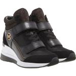 Reduzierte Schwarze Michael Kors High Top Sneaker & Sneaker Boots aus Leder für Damen Größe 37 