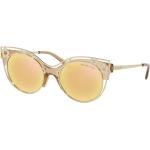 Goldene Michael Kors Verspiegelte Sonnenbrillen für Damen 