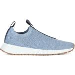 Blaue Michael Kors Slip-on Sneaker ohne Verschluss aus Stoff für Damen Größe 37,5 mit Absatzhöhe 3cm bis 5cm 