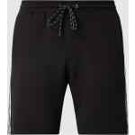 Schwarze Loose Fit Michael Kors Logo Sweatshorts aus Baumwollmischung für Herren Größe XL 