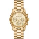 Michael Kors Uhr - Runway Chronograph Stainless Steel Watch - Gr. unisize - in Gold - für Damen