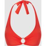 Rote Michael Kors Michael Kors MICHAEL Bikini-Tops ohne Verschluss aus Nylon gepolstert für Damen Größe XS 