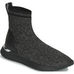 Schwarze Michael Kors Michael Kors MICHAEL High Top Sneaker & Sneaker Boots aus Leder für Damen Größe 37 mit Absatzhöhe 3cm bis 5cm 