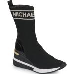 Schwarze Michael Kors Michael Kors MICHAEL High Top Sneaker & Sneaker Boots aus Leder für Damen Größe 40 mit Absatzhöhe 5cm bis 7cm 