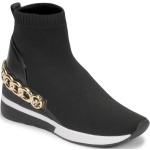 Schwarze Michael Kors Michael Kors MICHAEL High Top Sneaker & Sneaker Boots aus Textil für Damen Größe 39 mit Absatzhöhe bis 3cm 