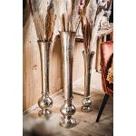 Silberne Moderne 80 cm Bodenvasen & Vasen für Pampasgras 80 cm 