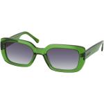 Grüne Rechteckige Rechteckige Sonnenbrillen aus Kunststoff für Kinder 