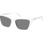 Weiße Cateye Sonnenbrillen aus Kunststoff für Herren 