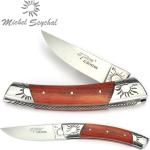 Michel Seychal Thiers Taschenmesser BELEN 12 cm - Rosenholz - Messer Frankreich