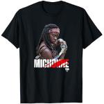 Schwarze The Walking Dead Michonne T-Shirts für Herren Größe S 