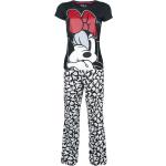 Mickey Mouse - Disney Schlafanzug - Minni Maus - S bis XXL - für Damen - Größe M - schwarz - EMP exklusives Merchandise