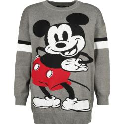 Mickey Mouse - Disney Strickpullover - Mickey Mouse Stance - S bis XL - für Damen - Größe M - grau - Lizenzierter Fanartikel