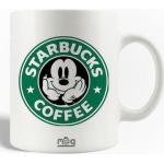 Weiße Starbucks Kaffeebecher aus Keramik mikrowellengeeignet 