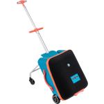 Blaue Kunststofftrolleys klappbar für Kinder S - Handgepäck 
