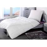 Weiße Gesteppte KBT Bettwaren Steppbetten aus Textil maschinenwaschbar 135x200 2-teilig für den für den Sommer 