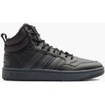 Schwarze adidas Hoops High Top Sneaker & Sneaker Boots aus Textil für Herren 