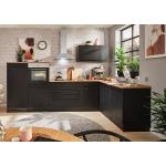 Schwarze Küchen & Küchenzeilen Breite 300-350cm günstig online kaufen | Küchenzeilen mit Geräten