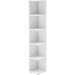 Weiße Bücherregale aus MDF Breite 100-150cm, Höhe 100-150cm, Tiefe 0-50cm 