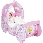 Pinke Cinderella Prinzessin Betten aus MDF 70x140 