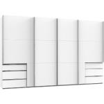 Weiße Minimalistische Schwebetürenschränke aus MDF mit Schublade Breite 300-350cm, Höhe 300-350cm, Tiefe 50-100cm 