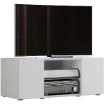 Weiße TV-Lowboards & Fernsehtische aus Glas Breite 0-50cm, Höhe 0-50cm, Tiefe 0-50cm 