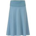 Aquablaue Waschbär Bio Midi Nachhaltige Festliche Röcke für Damen Größe L 