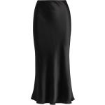 Schwarze HUGO BOSS BOSS Midi Slip Skirts & Satinröcke aus Satin für Damen Größe M 