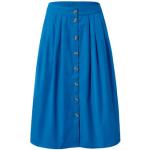 Reduzierte Blaue TCHIBO Bio Midi Faltenröcke aus Baumwolle für Damen Größe XS 