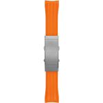 Orange Mido Ocean Star Armbanduhren mit Kautschukarmband 