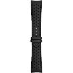 Schwarze Mido Multifort Uhrenarmbänder aus Leder mit Lederarmband 