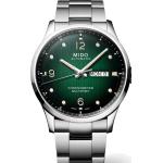 Reduzierte Silberne Mido Multifort Chronometer Armbanduhren aus Edelstahl mit Edelstahlarmband 