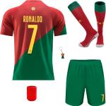 Mikalay Neu Ronaldo #7 Heim Fußball Trikot/Shorts/Socken für Kinder Jugendgrößen (Heim,28)