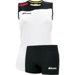 MIKASA Volleyball Trikot Set Damen weiß/schwarz/rot M