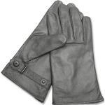 Graue Mil-Tec Gefütterte Handschuhe aus Leder Größe 9 für den für den Winter 