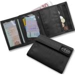 Schwarze Mil-Tec Geldbörsen & Geldbeutel mit Klettverschluss aus Kunstfaser 