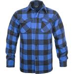 Blaue Mil-Tec Holzfällerhemden für Herren Größe 3 XL für den für den Frühling 