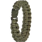 Olivgrüne Geflochtene Mil-Tec Paracord Armbänder & Survival Armbänder aus Polyester 