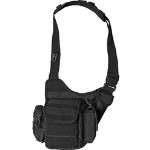 Schwarze Mil-Tec Bodybags mit Reißverschluss aus PVC mit Schulterpolster für Herren 