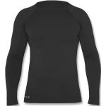 Schwarze Casual Langärmelige Mil-Tec Langarm-Unterhemden aus Nylon für Herren Größe M 