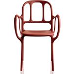 Rote Moderne Magis Gartenstühle Metall matt 2-teilig 