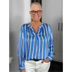 Blaue Milano Italy Blusenshirts & Schlusen aus Viskose für Damen Größe XL 
