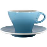 Himmelblaue Melierte Milchkaffeetassen 220 ml 