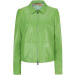 Milestone, Leather Jackets Grün, Damen, Größe: 2XL